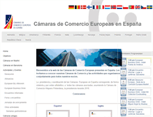Tablet Screenshot of camaraseuropeas.com